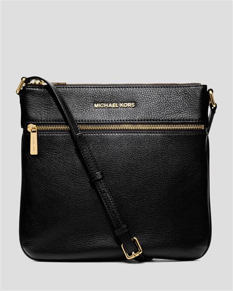 michael kors bedford flat crossbody black|MICHAEL Michael Kors Signature Bedford Flat Small Crossbody.